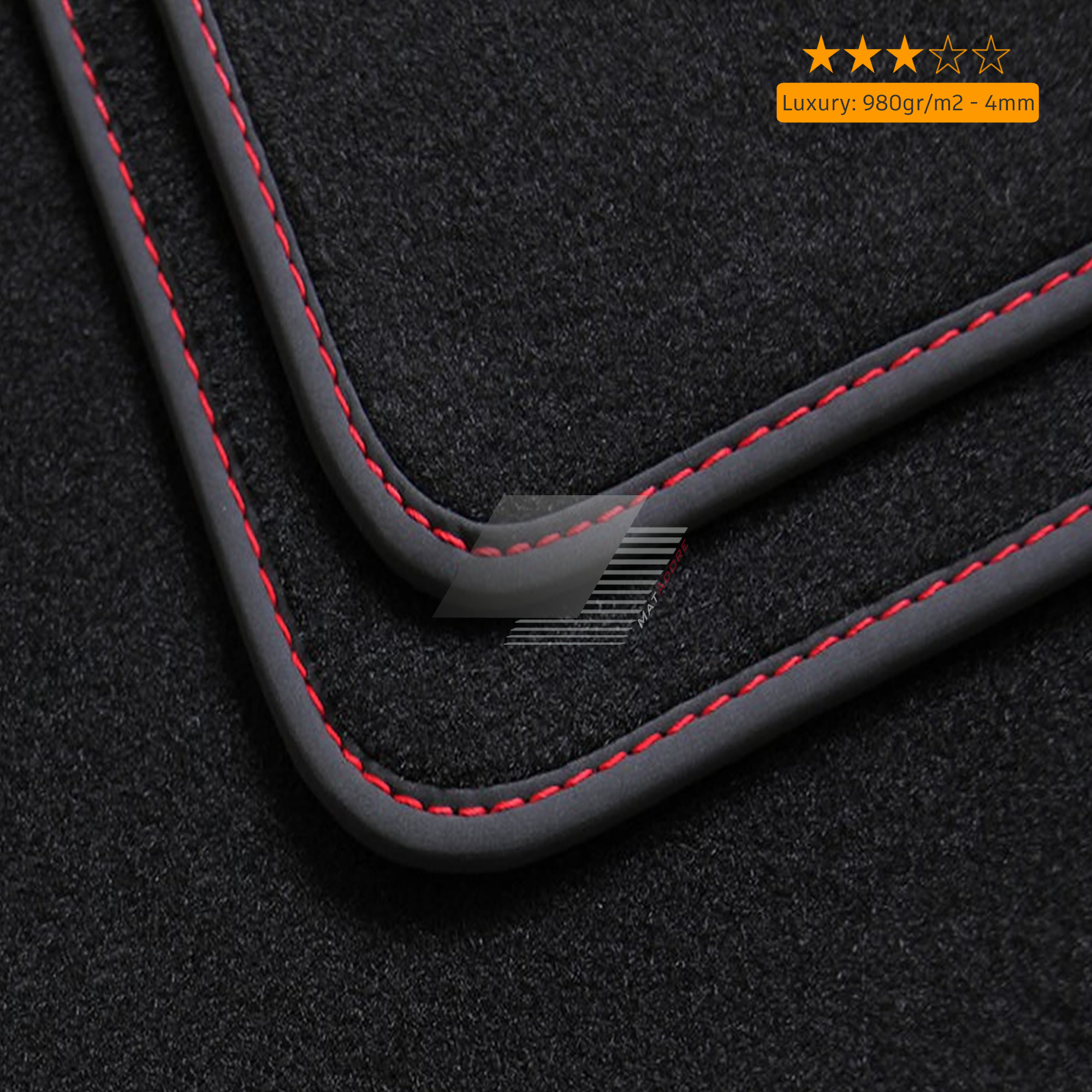 BMW 5 E60 Floor Mats 2004-2010 *RHD #M Stripe