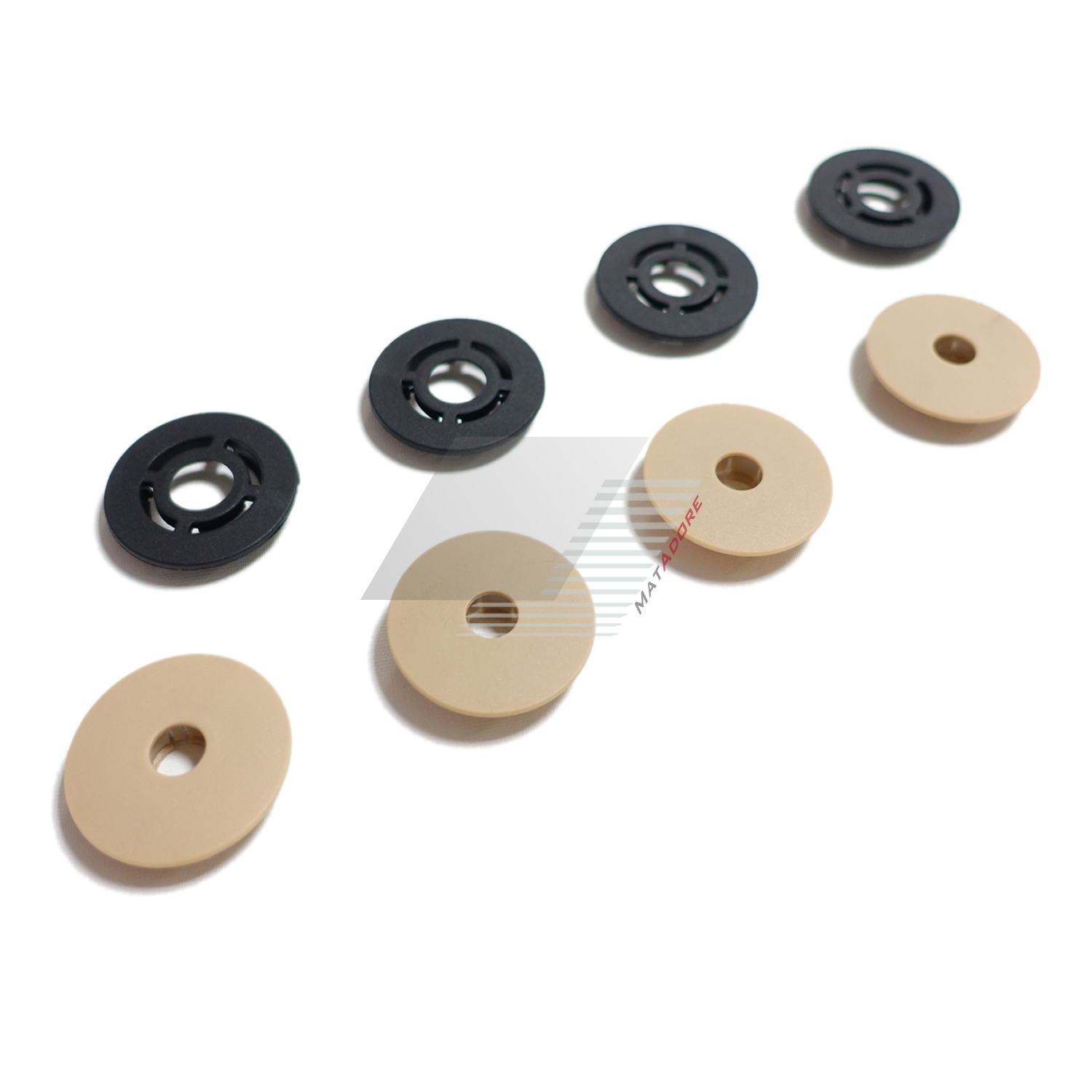 Audi Round Beige Female Mat Fixing Clip *4 Sets