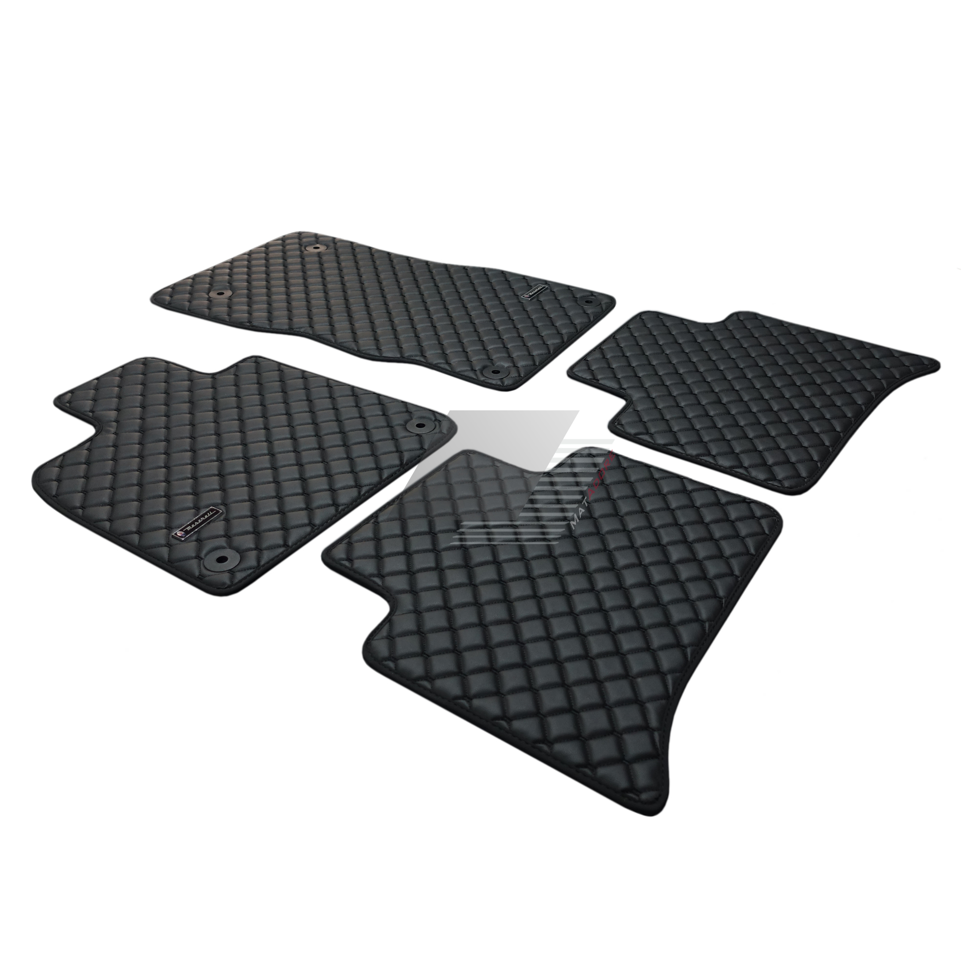 Maserati 4200 Spyder Leather Floor Mats 2002-2007 #Chrome