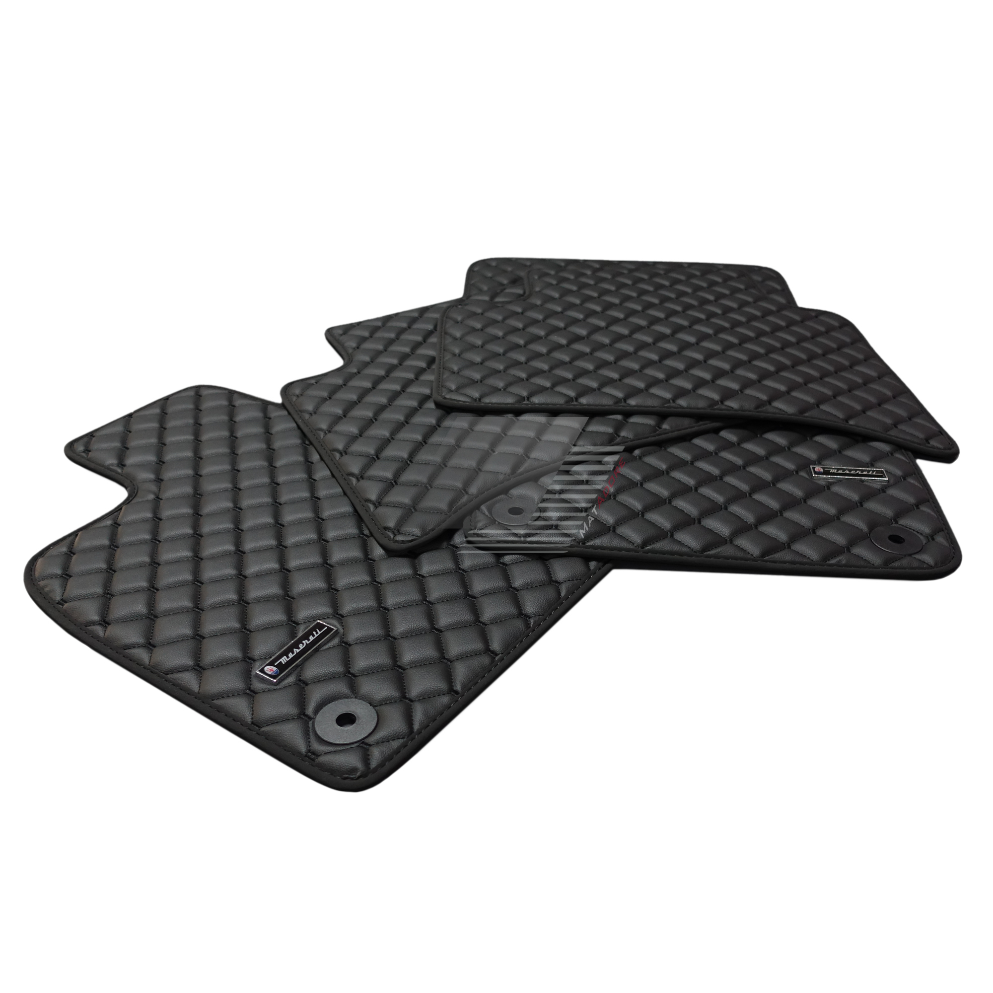 Maserati 4200 Spyder Leather Floor Mats 2002-2007 #Chrome