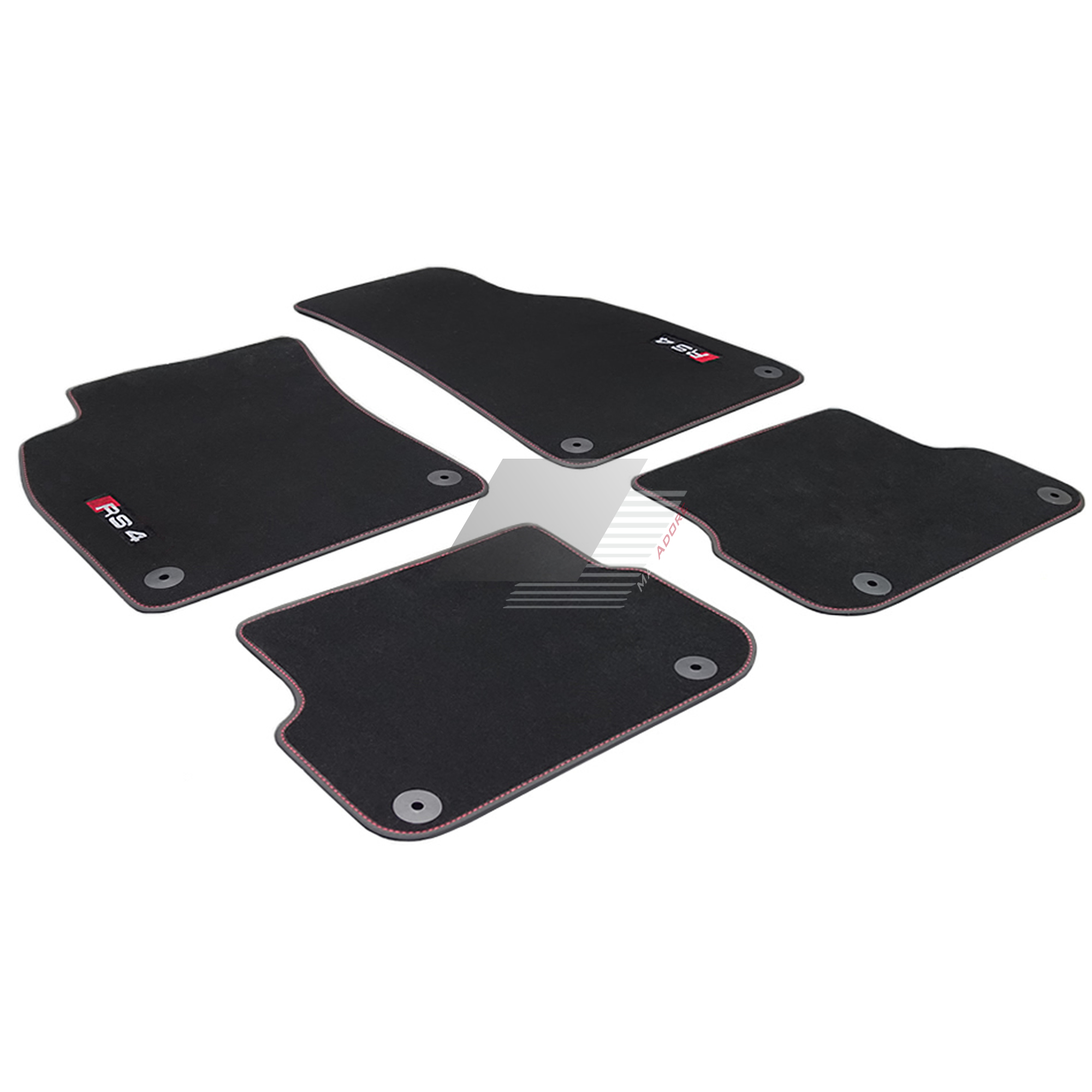Audi A4 B9 Floor Mats 2016 Onwards *RHD #RS4 Side