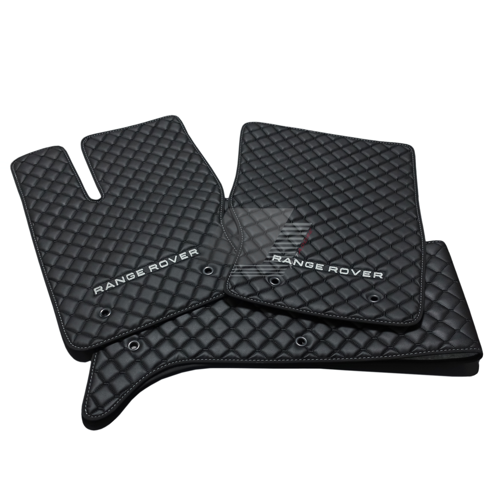 Range Rover Vogue L405 Leather Car Mats 2013 Onwards - Rear 1 #RANGE ROVER